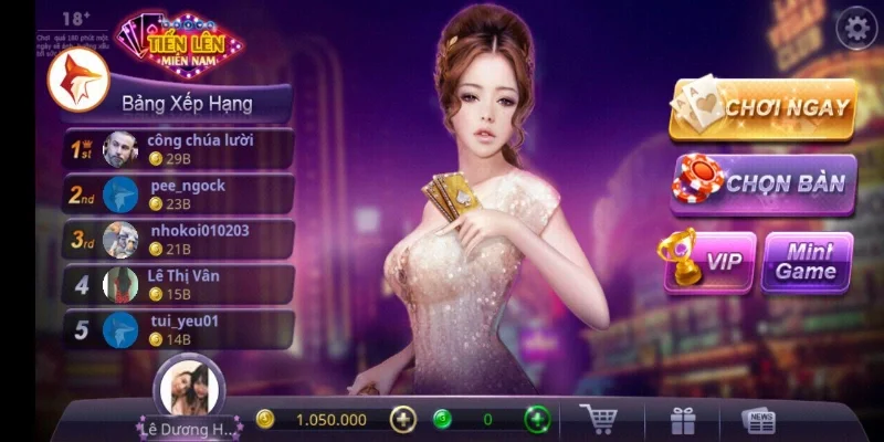 Game bài tiến lên nơi cá cược không hạn mức tiền cược